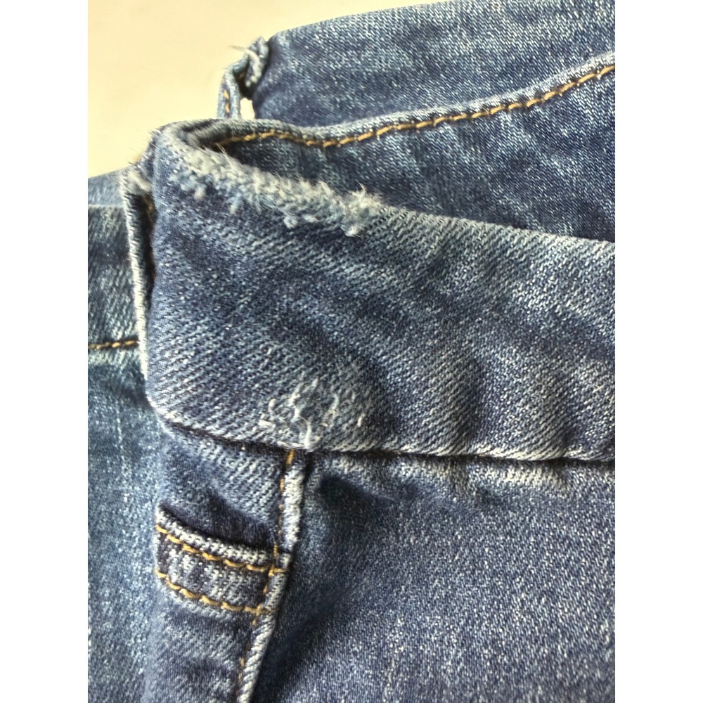KUT from the Kloth Meg Wide Leg Jeans Womens 10 Blue High Rise Patch Pockets - Picture 13 of 15